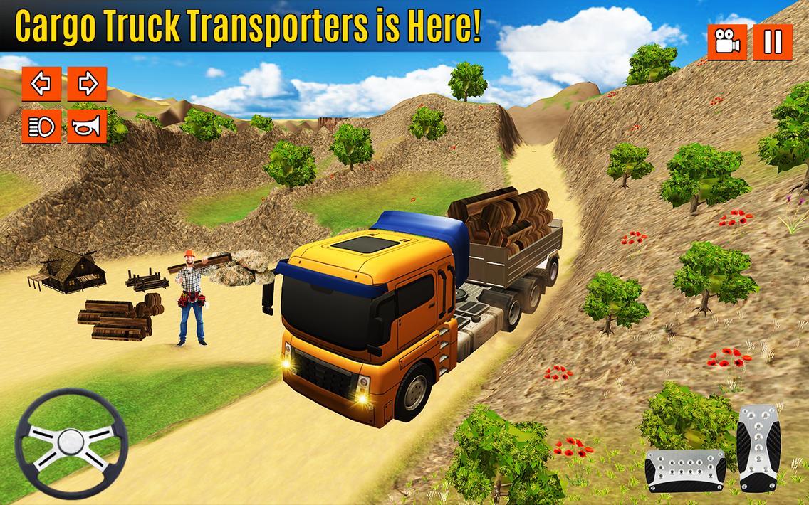 卡车司机上坡货物v1.6截图1