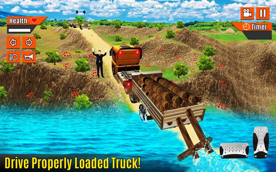 卡车司机上坡货物v1.6截图2