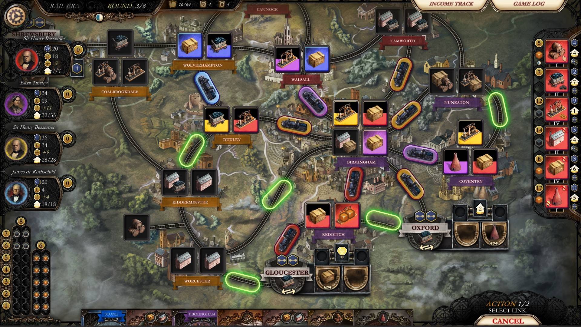 工业革命:伯明翰Brass: Birminghamv1.3截图5