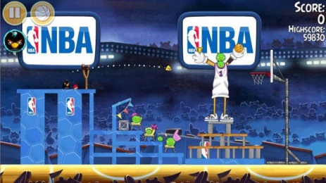 愤怒的小鸟NBA猪猪大灌篮v4.5.6截图4
