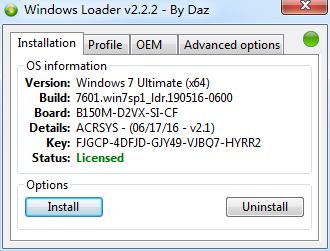 windowsloader(win10win7激活工具免费版)截图2