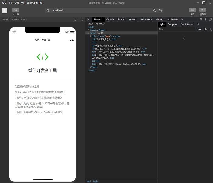 微信web开发者工具pc版截图2