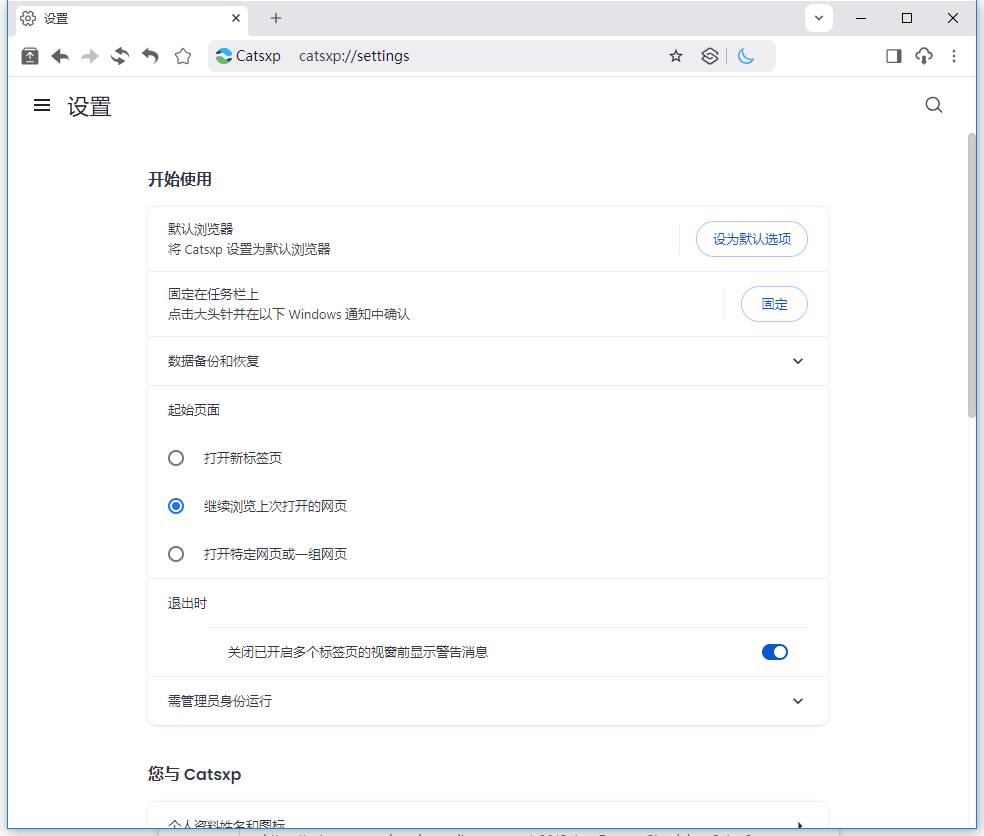 catsxp猫眼浏览器电脑版截图3