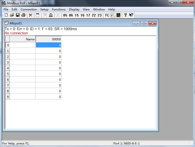 Modbus Poll软件截图1
