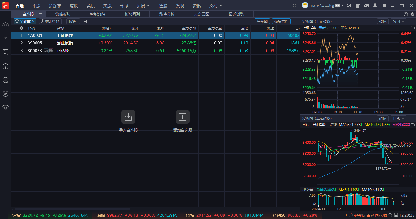 同花顺pc远航版截图1