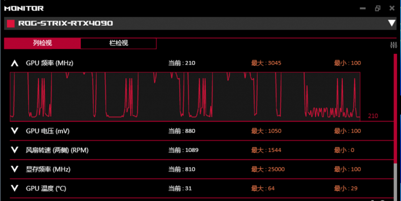 华硕显卡超频工具gputweakiii截图3