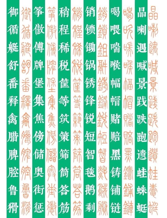 篆书字体大全截图3