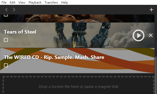 WebTorrent视频器截图1