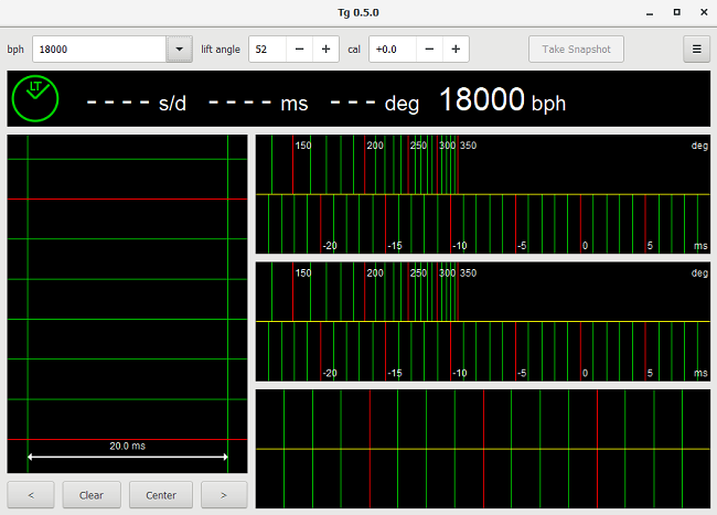 tg0.5.0校表软件本截图3