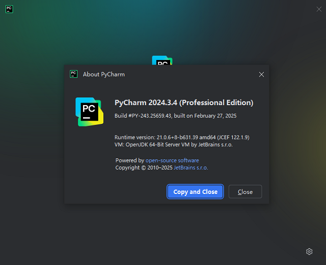 pycharm professional专业版永久激活本截图2