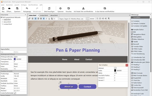 rocketcake网页编辑器电脑版截图3