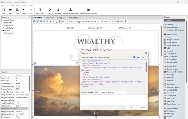rocketcake网页编辑器电脑版截图4