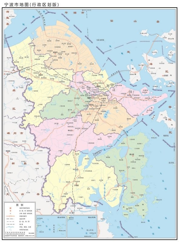 宁波市区地图全图高清版大图截图1