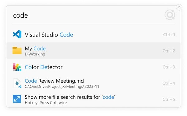 listary电脑版免费文件搜索工具截图2