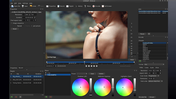 shotcut电脑版开源视频编辑软件截图2