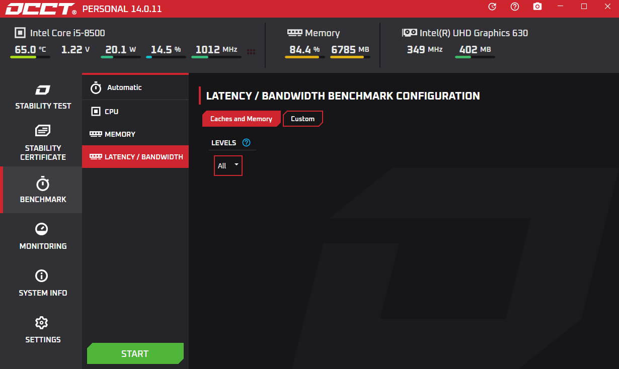 occt电脑电源检测软件截图1