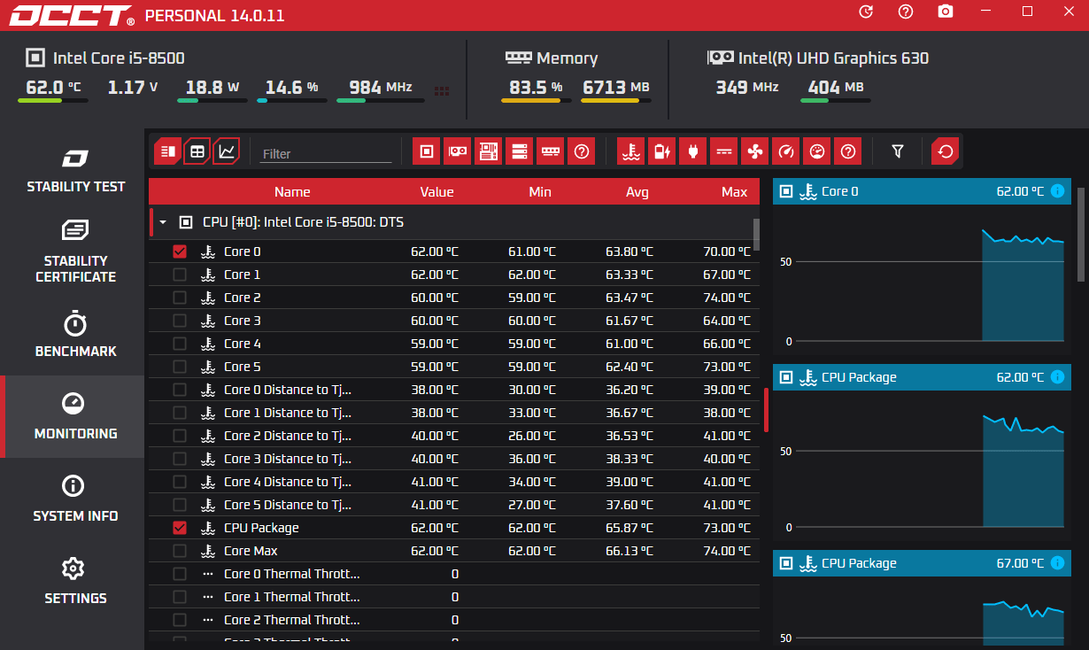 occt电脑电源检测软件截图4