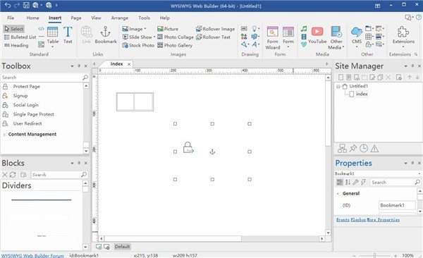 WYSIWYG Web Builder网页制作软件截图2