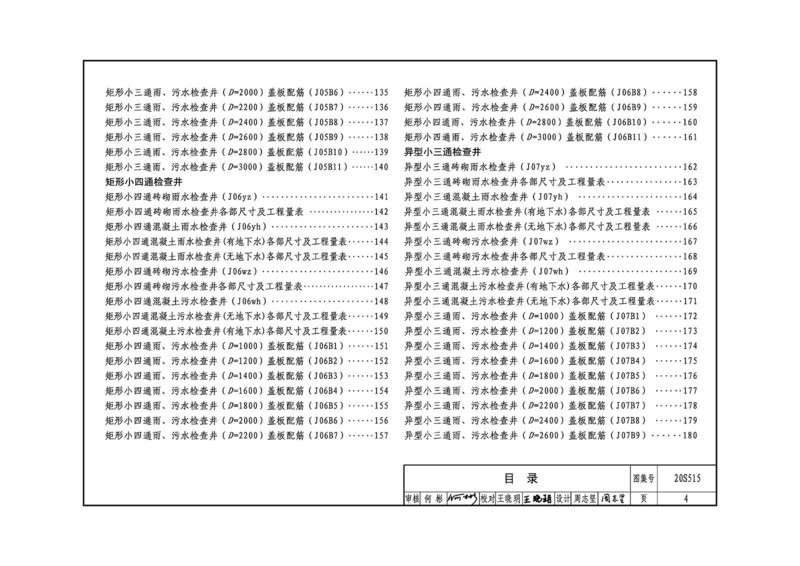 20s515排水检查井图集完整版截图4