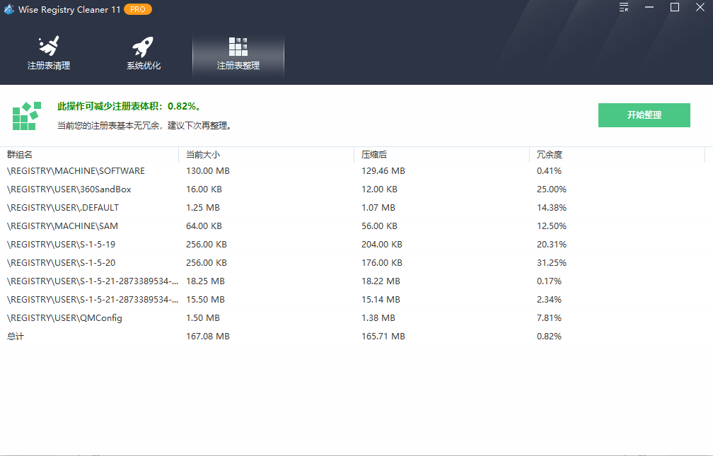 Wise Registry Cleaner Pro绿色版截图2