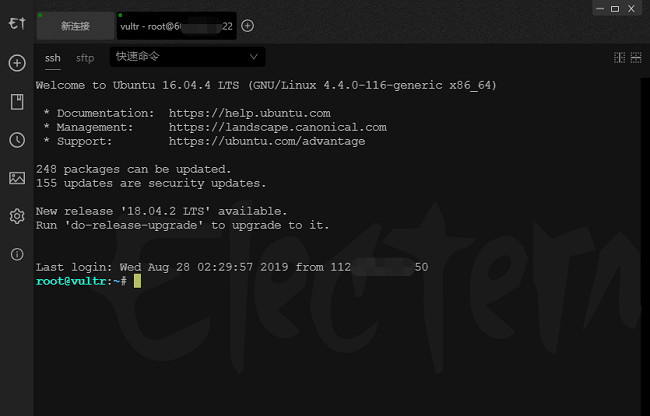 Electerm SSH桌面终端管理软件截图1