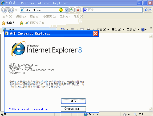 Internet Explorer 8浏览器截图2