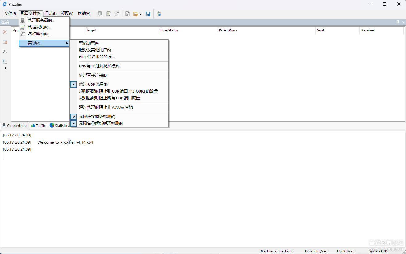 proxifier中文破解版截图1