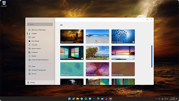 DeskScapes11(动态桌面壁纸软件)截图3