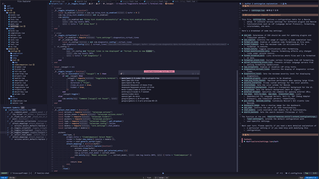 Neovim无插件管理器本截图1