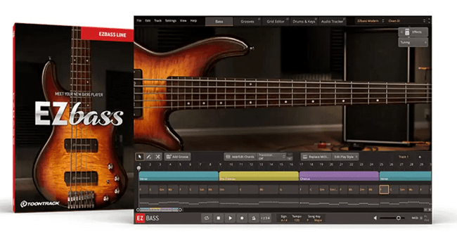 虚拟低音贝斯Toontrack EZBass直装激活版截图2