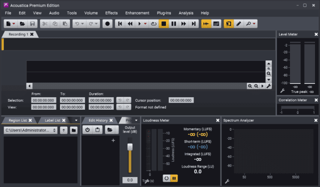 Acoustica Premium Edition破解激活版截图1