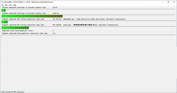 LatencyMon延迟优化软件截图1