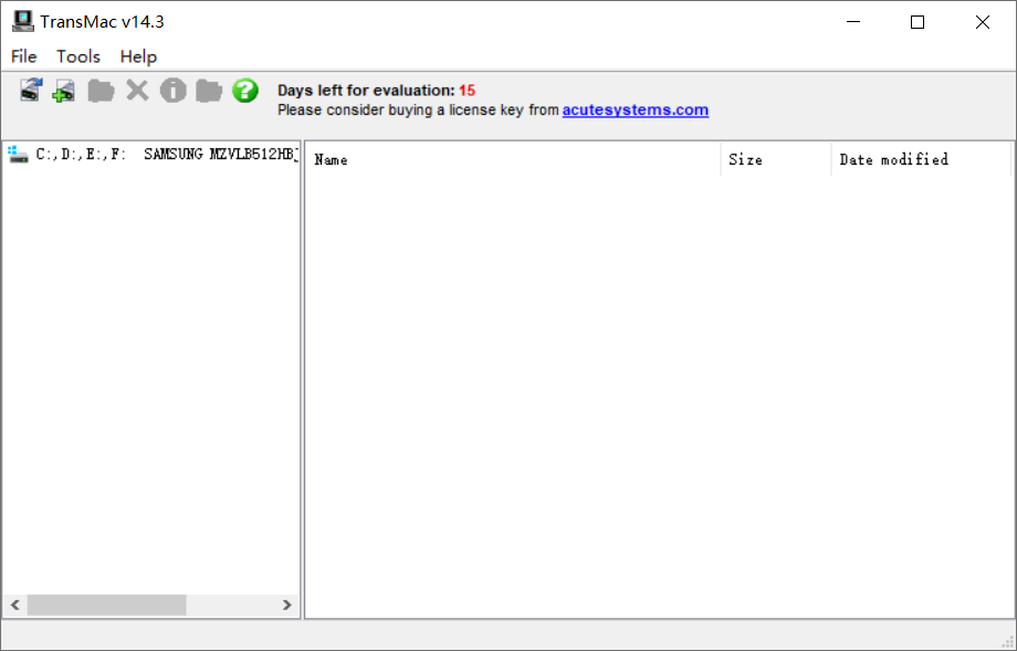 transmac(mac启动盘制作工具)截图1