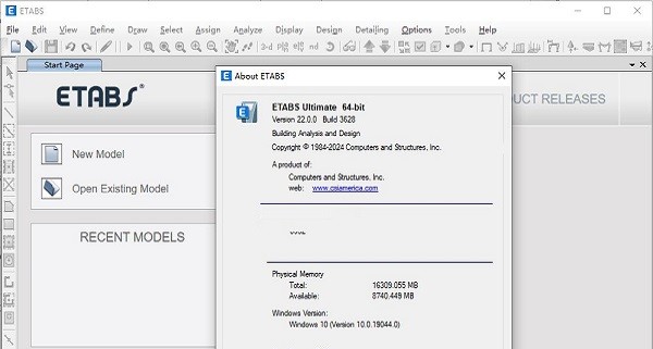 etabs22中文破解版截图4