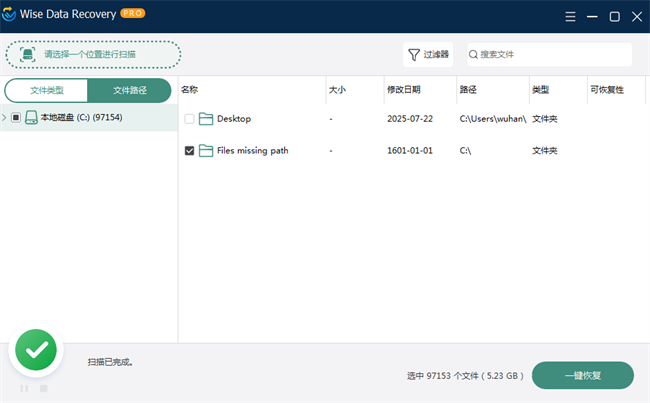 Wise Data Recovery Pro截图2