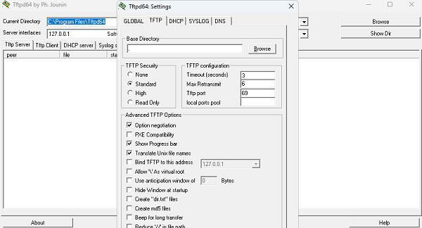 Tftpd64截图1