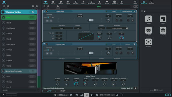 Steinberg VST Live Pro(终极现场演出系统)截图2