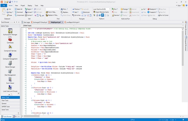 SAPIEN Primal Script脚本编辑器截图3