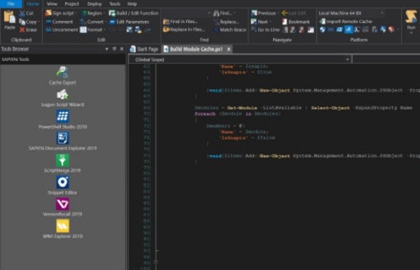 SAPIEN Primal Script脚本编辑器截图2