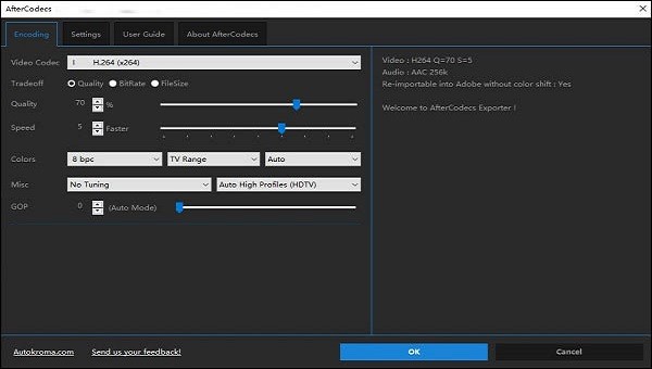 AfterCodecs本(AE渲染加速插件)截图3
