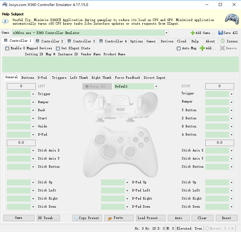 X360ce汉化版pc版截图1
