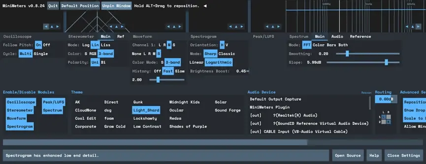minimeters音频可视化软件截图1