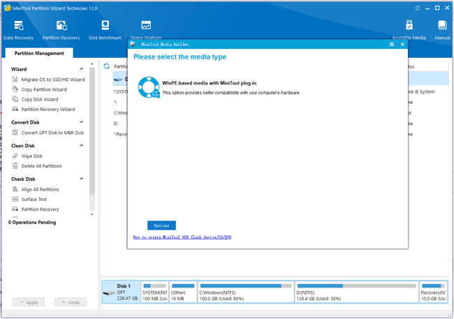 minitool partition wizard pro截图1