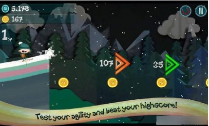 吉米的滑雪之旅修改版v1.8截图2