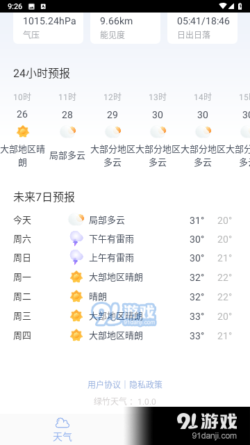 绿竹天气v1.21.0.6截图1