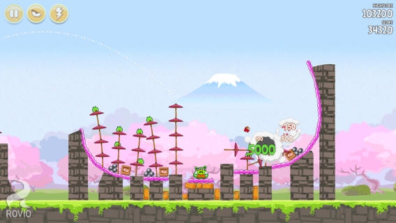 愤怒的小鸟季节版破解版v5.7.5截图5