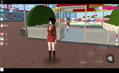 樱花校园模拟器洛丽塔v6.1.0.11截图1