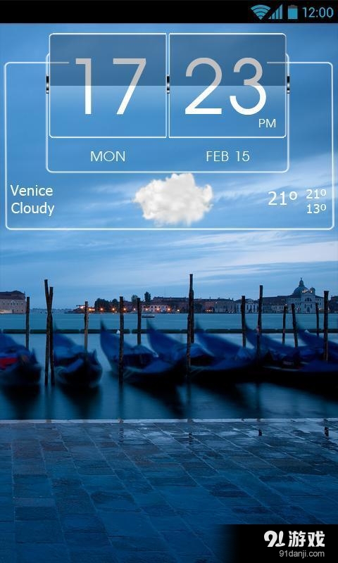 3D flip clock & world weather widget theme pack 6v1.11截图3