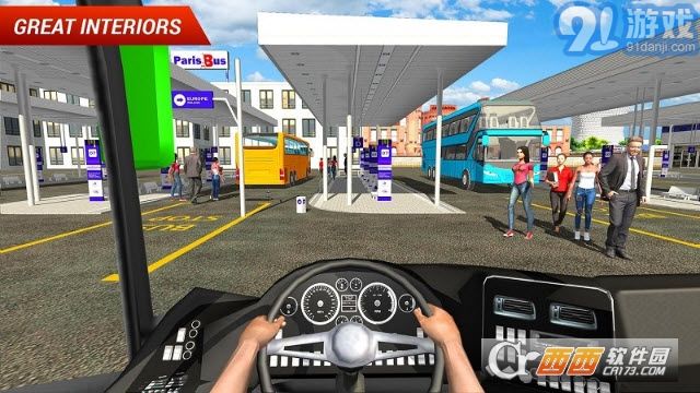 2018公交车驾驶模拟器无限金币版v1.8截图3