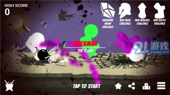 闪电火柴人绳索英雄无限金币钻石版v1.5截图2